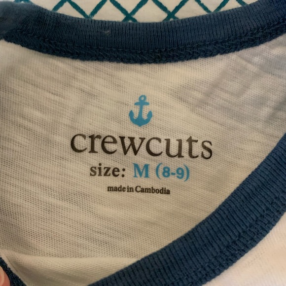 J. Crew Kids' raglan-sleeve baseball T-shirt NEW size medium 8-9 - Picture 8 of 13